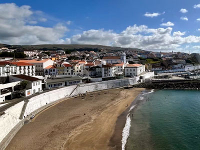 Angra do Heroísmo historic street view